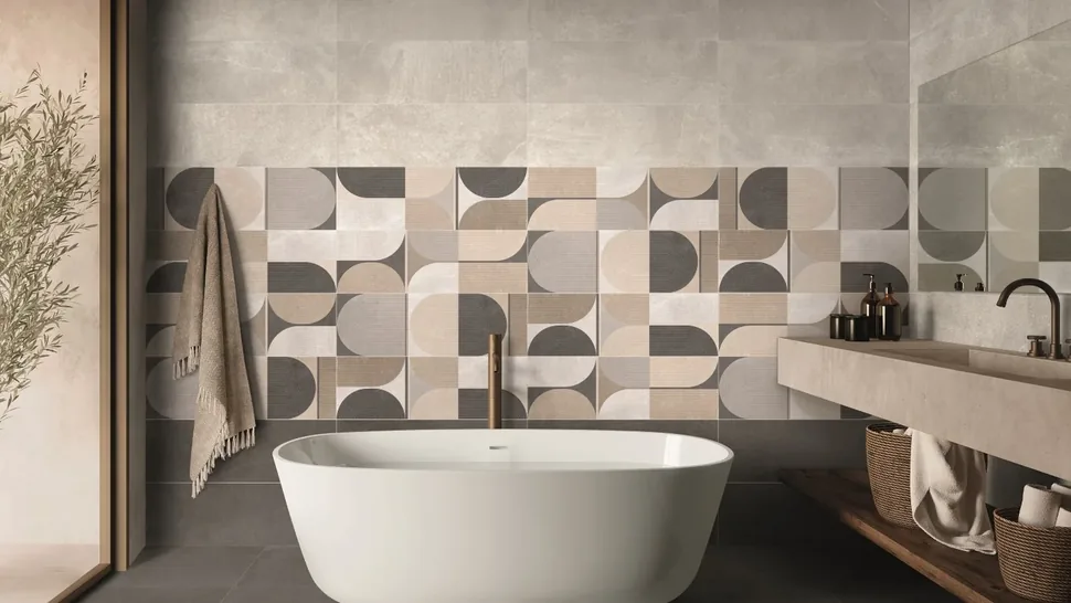 Rivestimento Eternity di Effetto Ceramiche effetto pietra 30x90 in ambiente