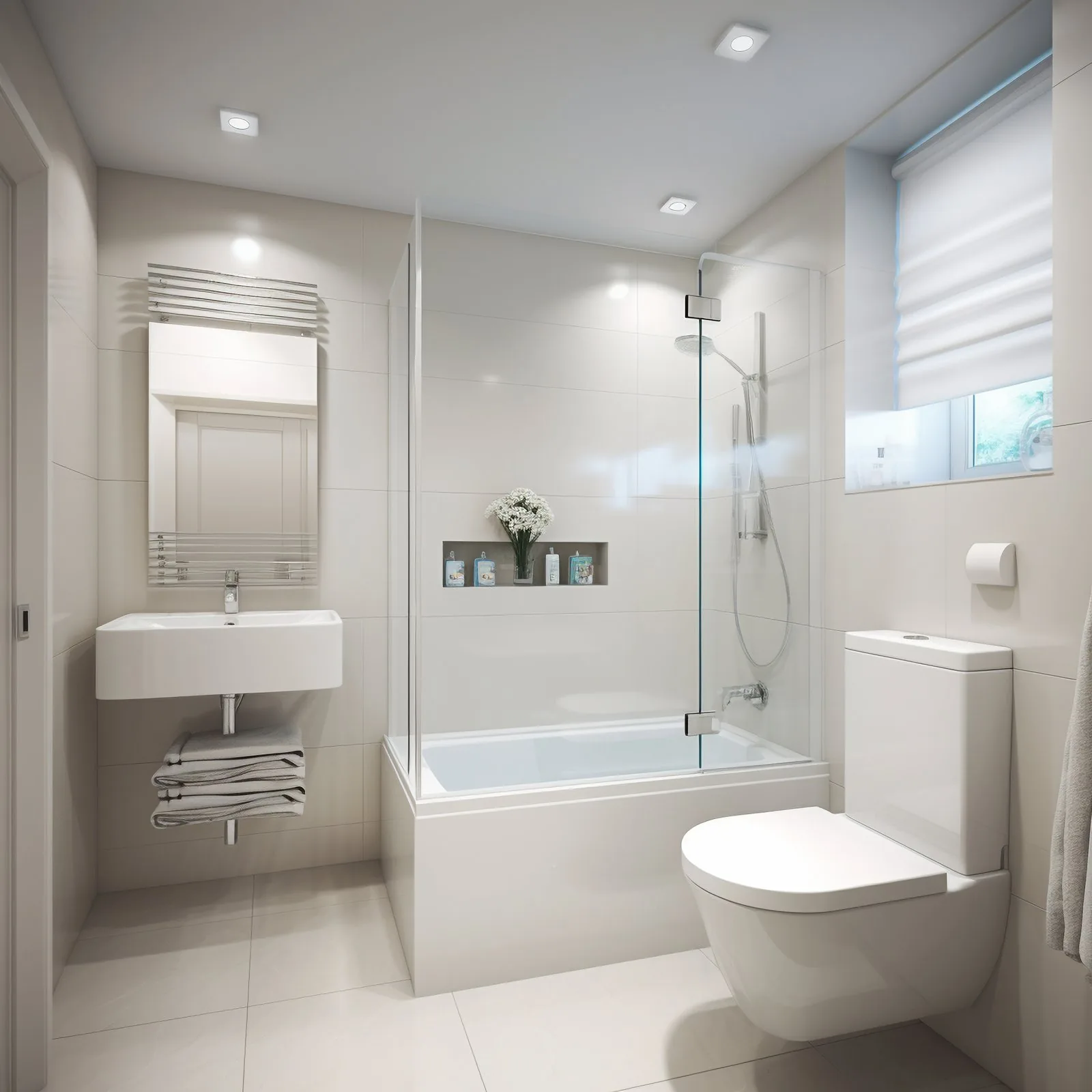 Bagno con Sanitari sospesi