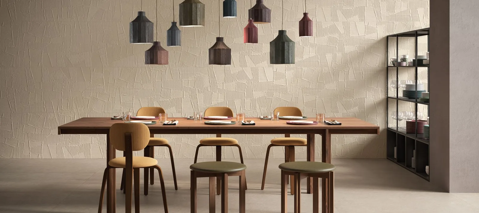 Homey Paper Clay zona pranzo