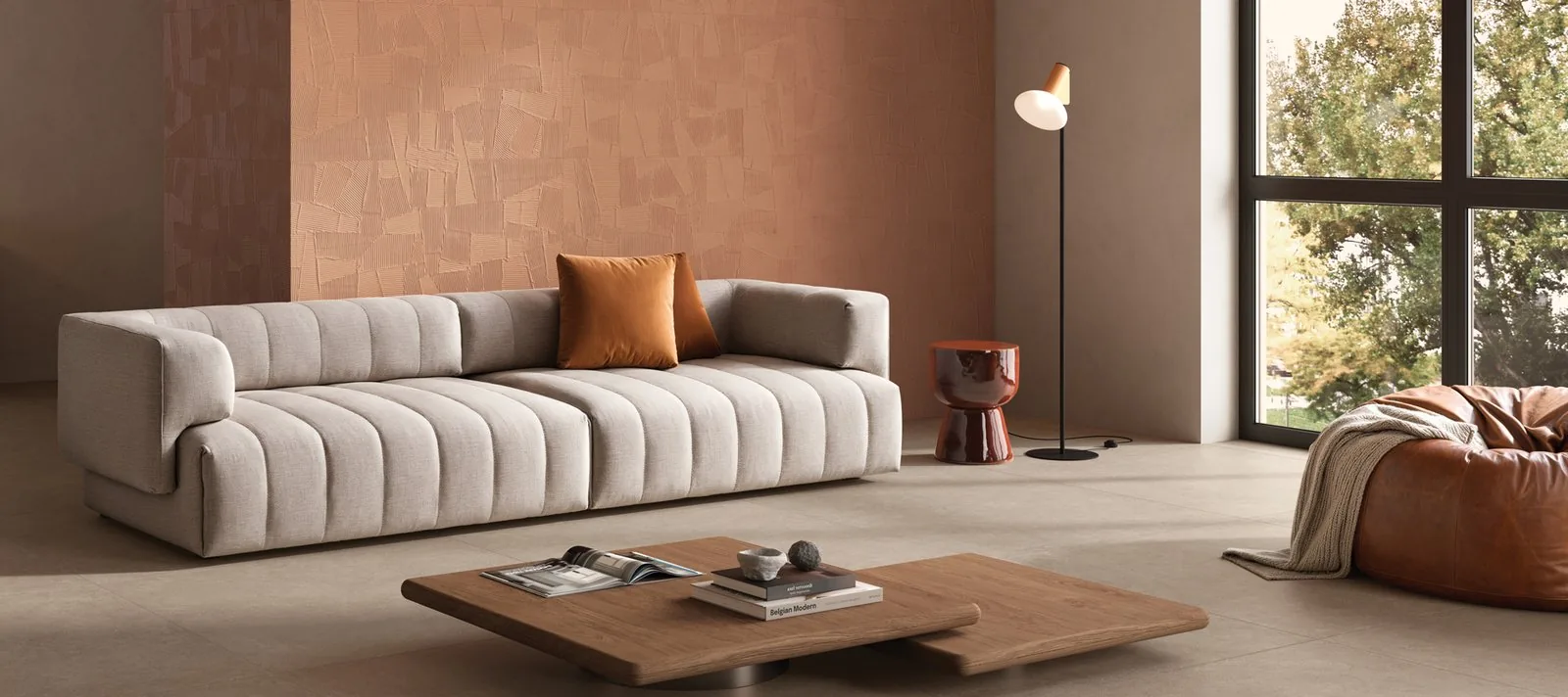 Ceramiche Homey Paper Clay con tavolino