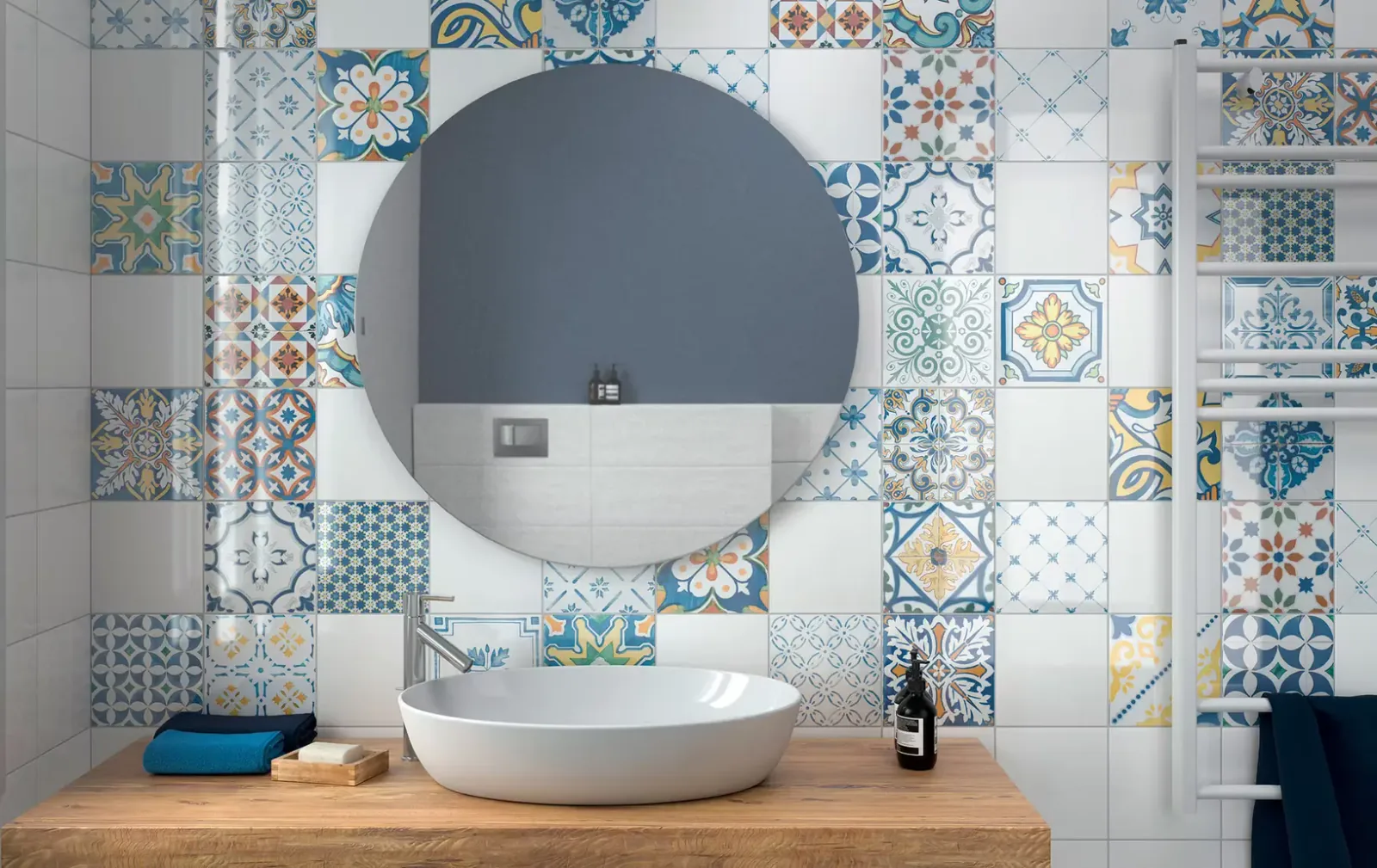 Cementine Muro Bagno
