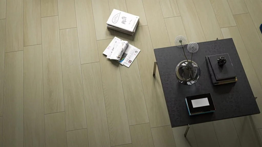 Pavimentazione gres effetto legno con serie TENDER di ideaceramica