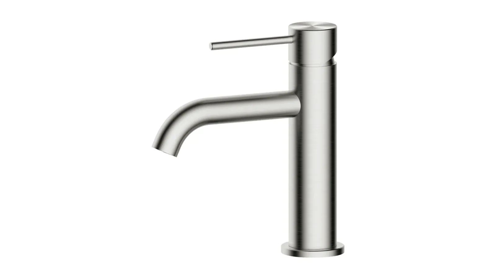 Miscelatore lavabo Damast Olympia in acciaio inox AISI 304 spazzolato, finitura della linea Olympia