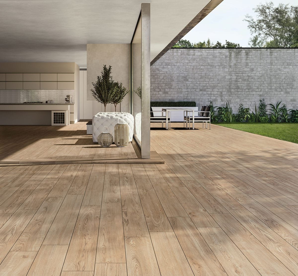 Parquet o Gres Porcellanato Effetto Legno, Quale Scegliere e Perché? AMB FJORD HONNING IN OUT