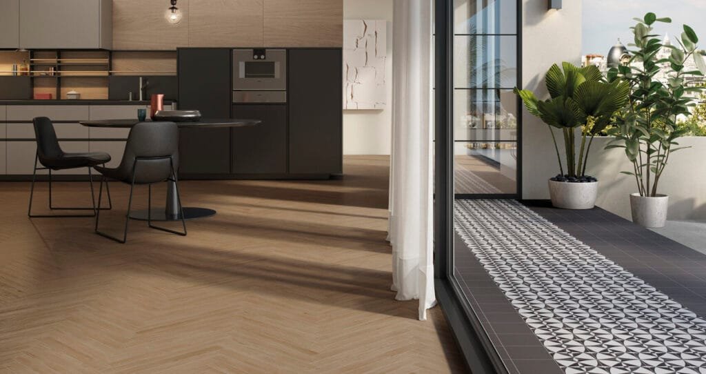 Living con pavimento Bestile elegance 