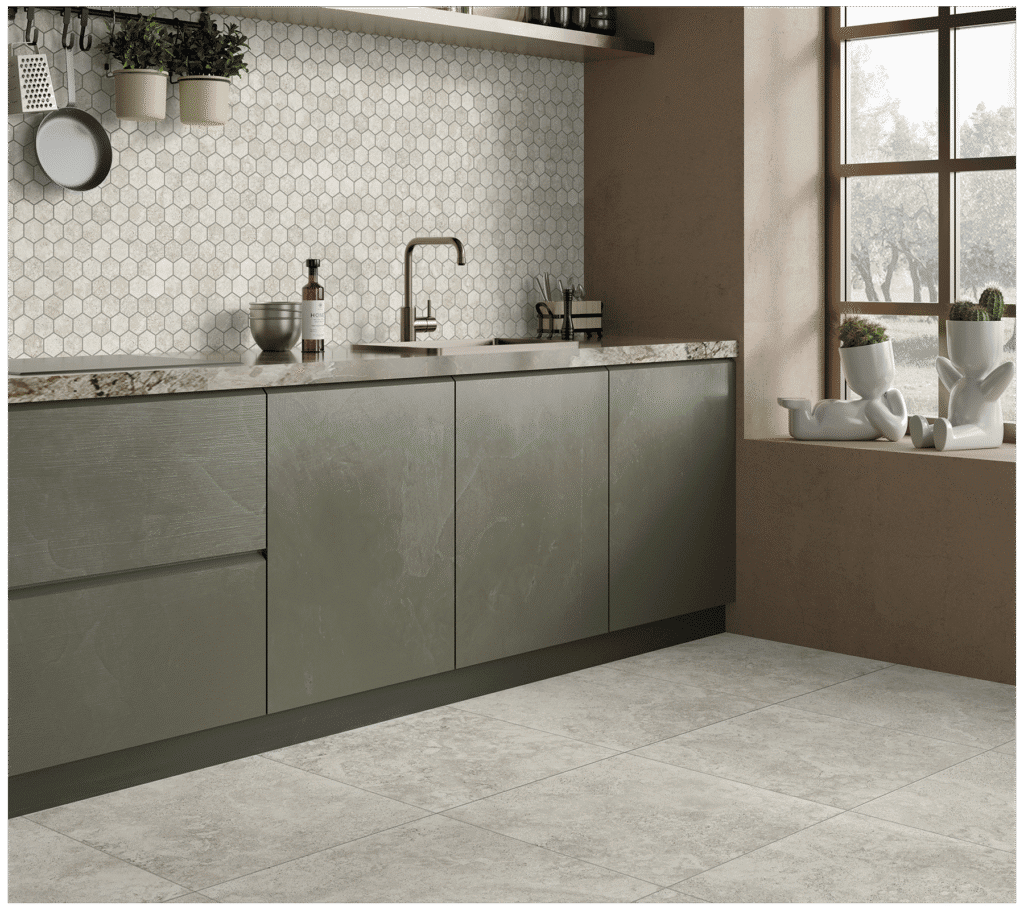Mariner Theory 60x120 Palermo – Gres Effetto Pietra in Offerta AMB THEORY GREY CUCINA RIF 2