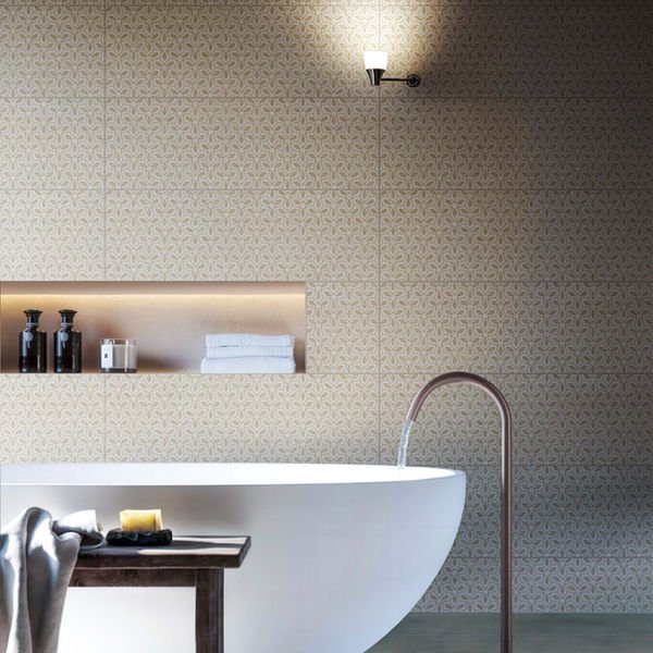 Decoro Indira di Idea Ceramica Indira Texture Cream 33,3×100