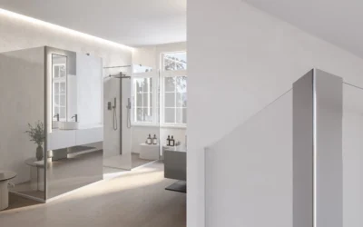 Box doccia separé a specchio View: la bellezza in primo piano nel bagno moderno