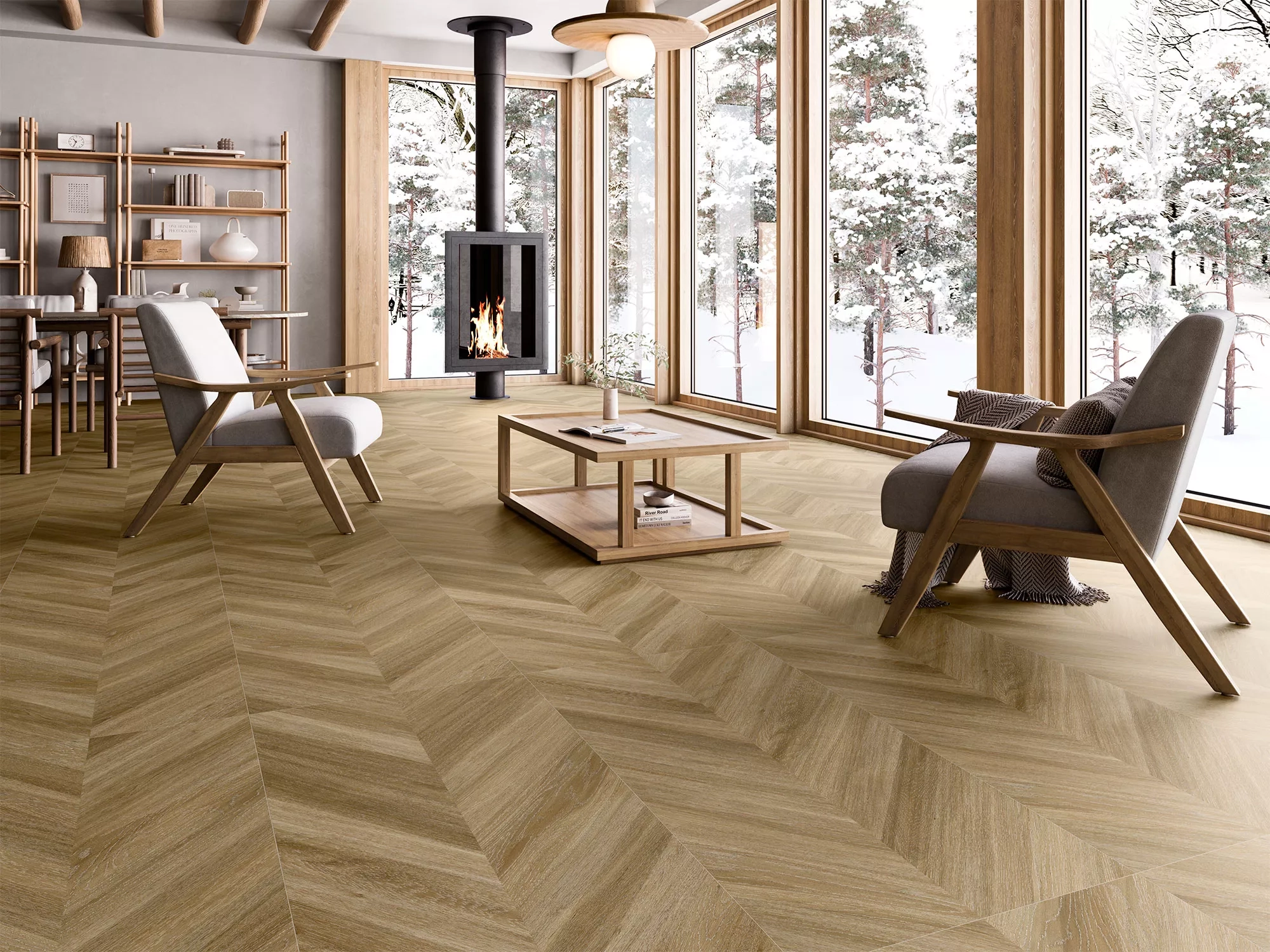 New Tiles Dinamarca ceramiche effetto legno 60x120 showroom Palermo